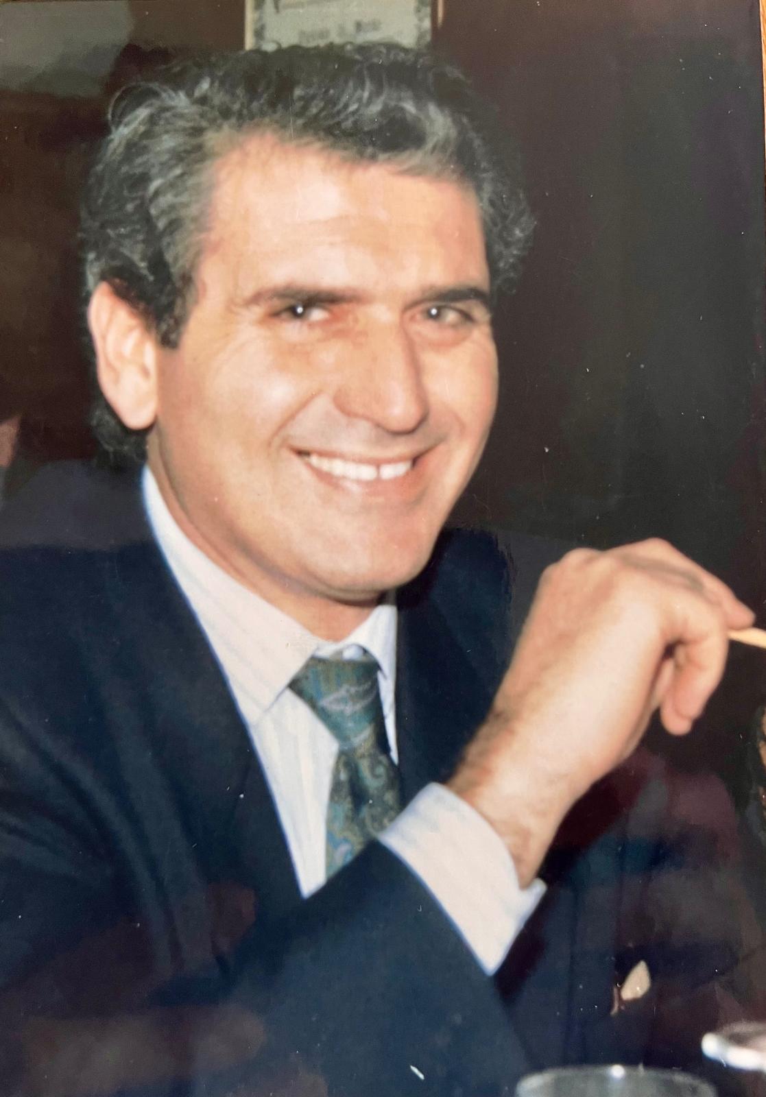 Ritratto d'archivio di Pino Labate, dirigente e maestro del pattinaggio calabrese